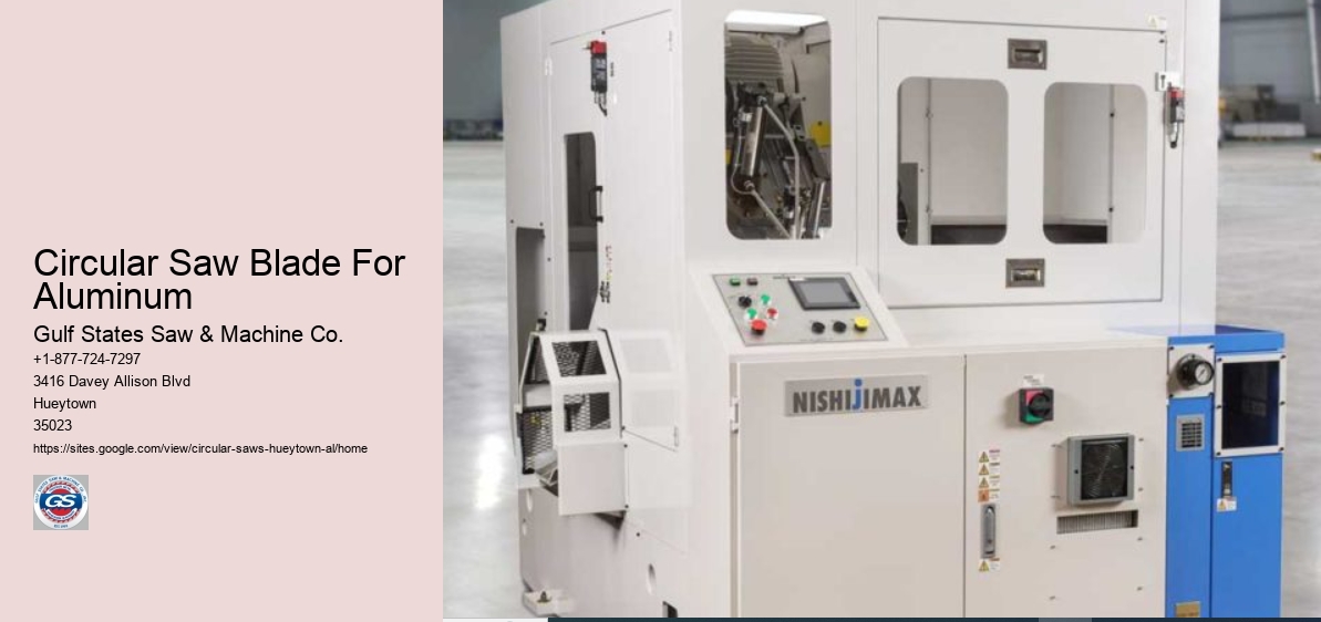 Circular Saw Blade For Aluminum